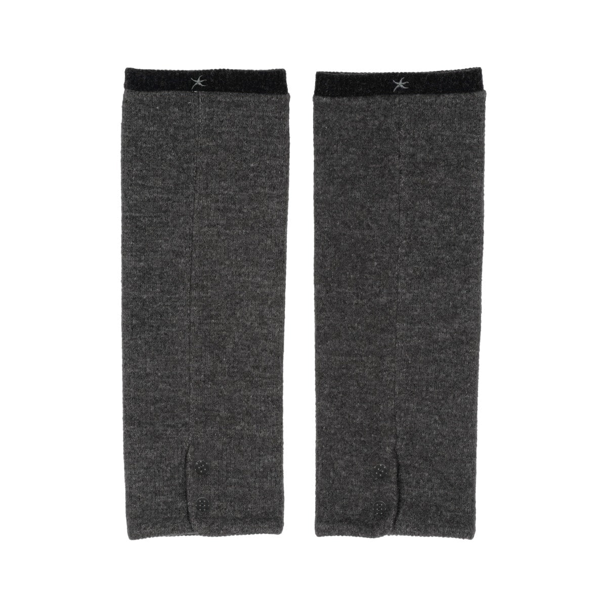 TCM button knit warmer (charcoal)