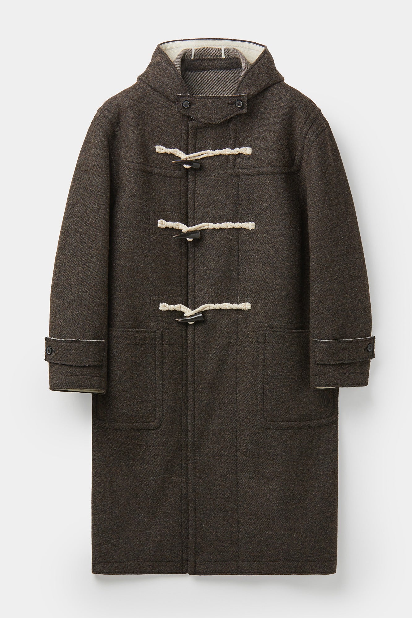 Oversized Alpaca Blend Duffel Coat / 2 Color