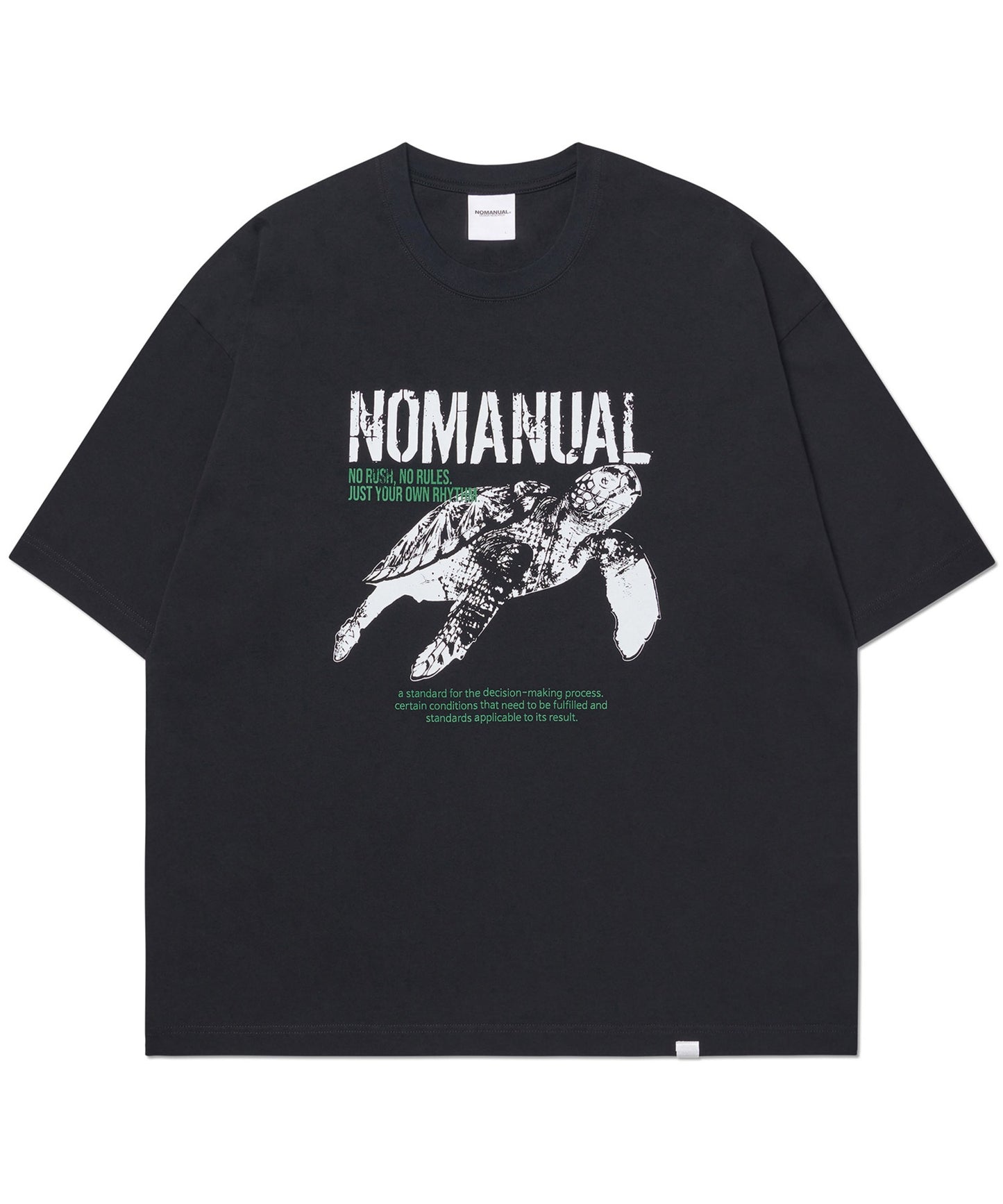 TURTLE T-SHIRT - BLACK