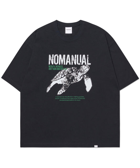 TURTLE T-SHIRT - BLACK