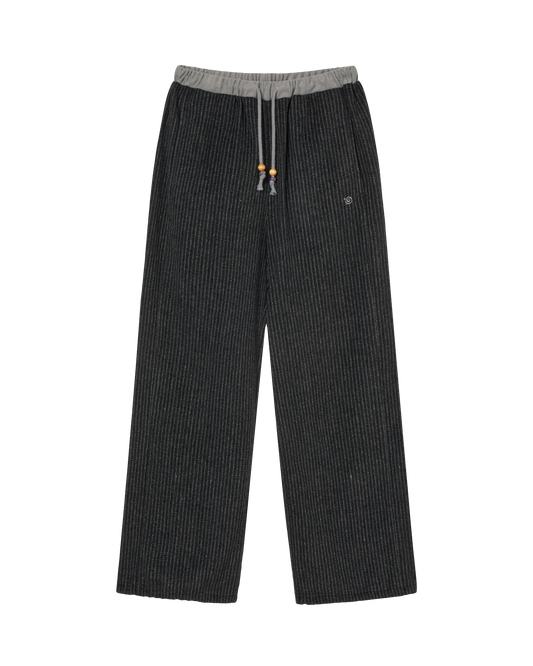 ANGEL STRIPE PANTS [BLACK]