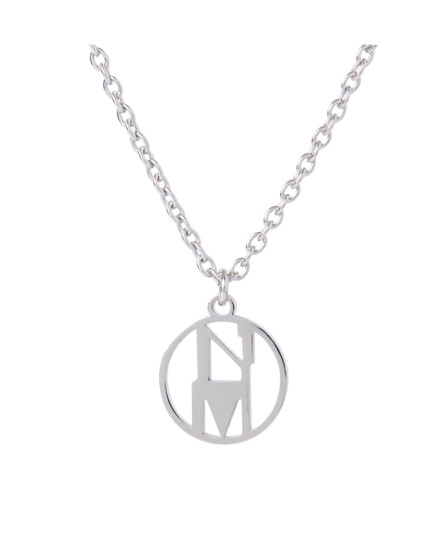 CIRCLE PENDANT NECKLACE - METAL