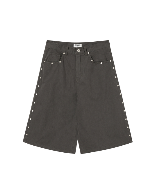 STUD SHORTS [CHOCOLATE]
