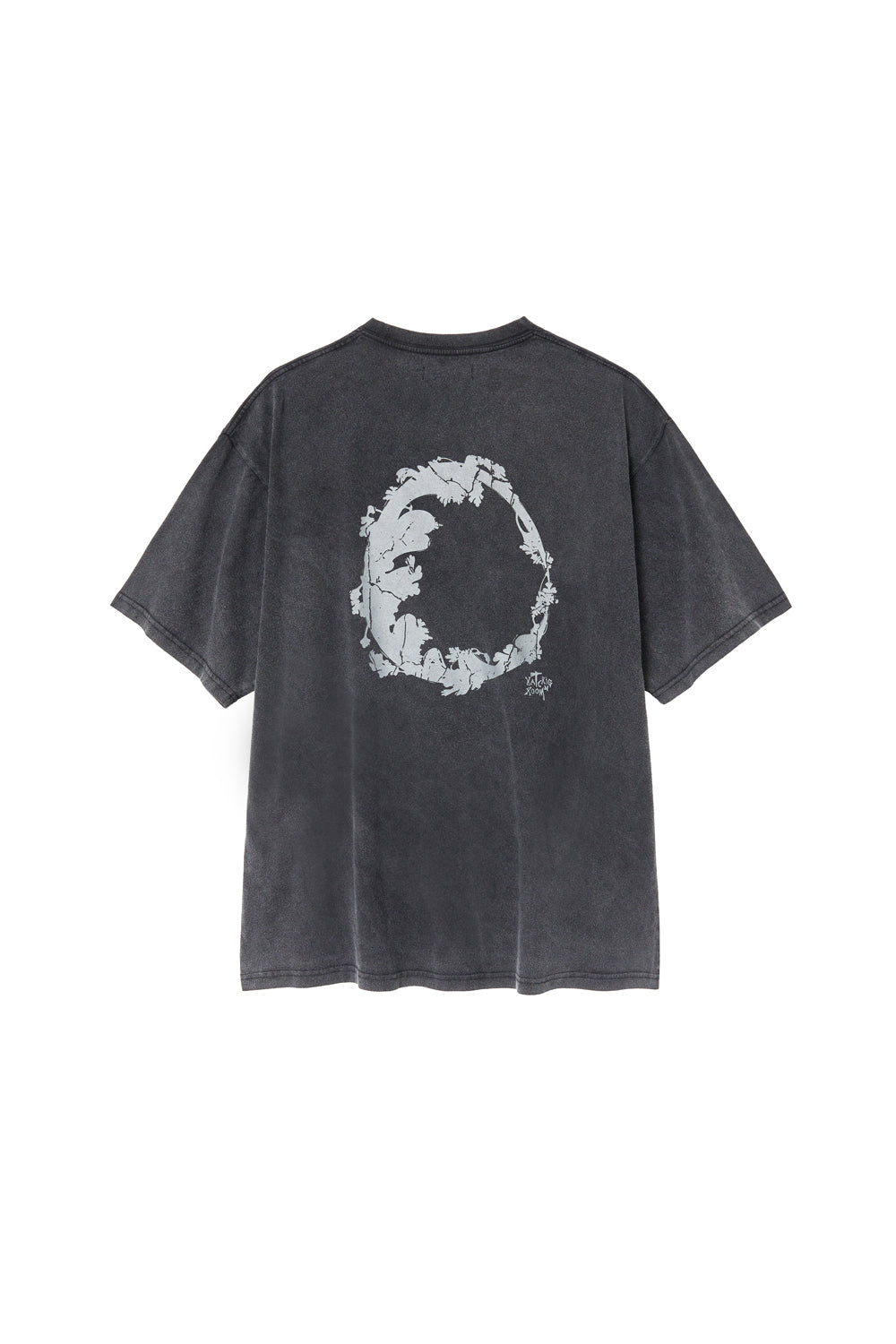 Floral Egg Tee 1/2 Black