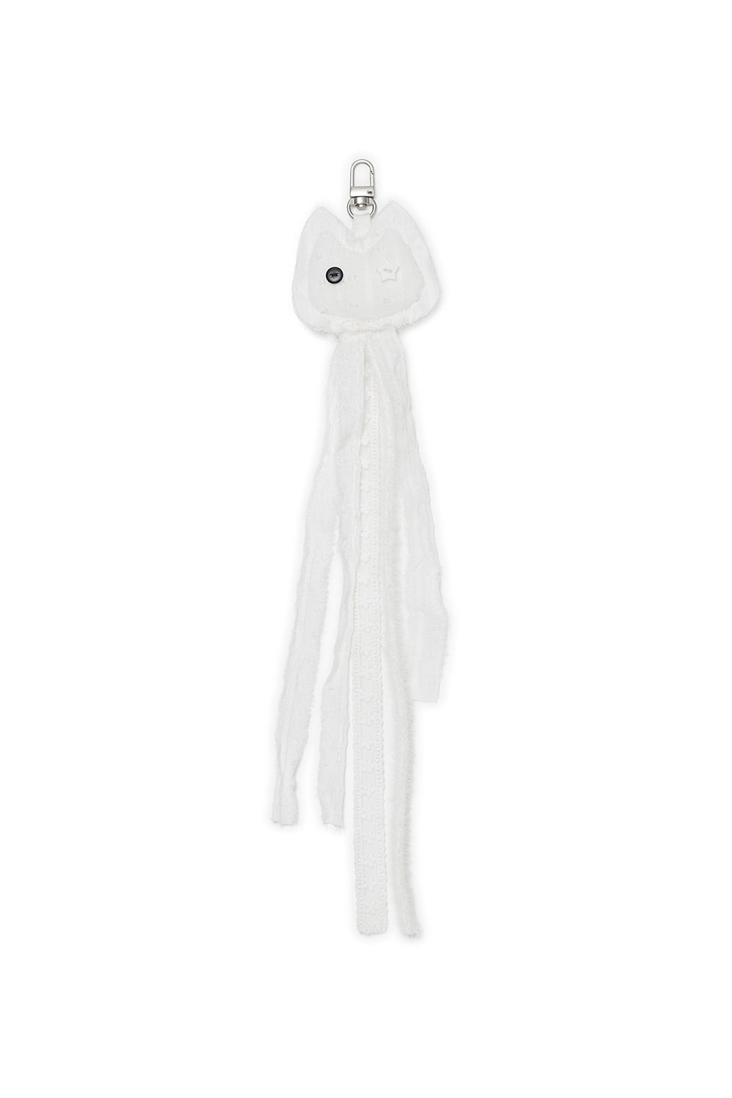 Ghost Hugging key-ring (White)