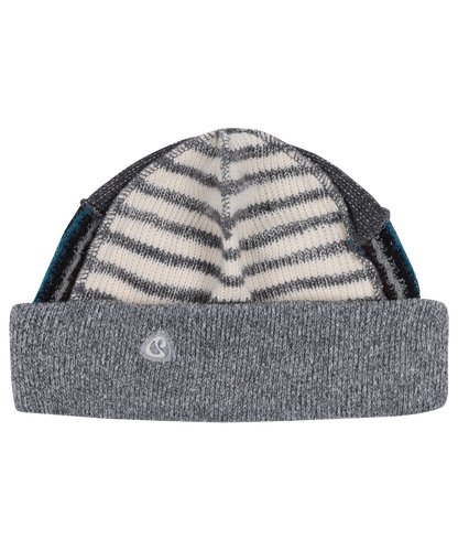 PATCHWORK BEANIE GREY
