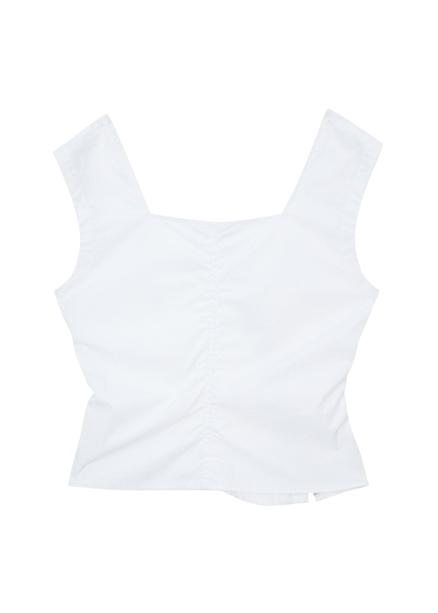 HOOK FASTENING SLEEVELESS TOP / 2 Color