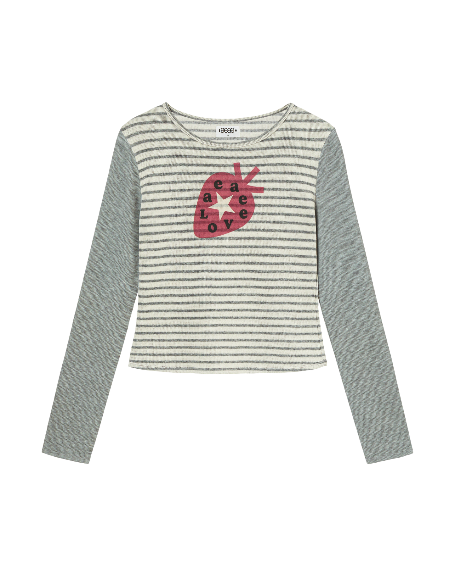 STRAWBERRY TEE [GREY]