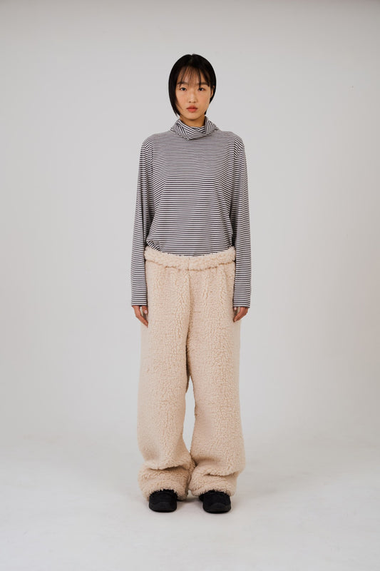 COLOR POP TURTLENECK T-SHIRT - GRAY