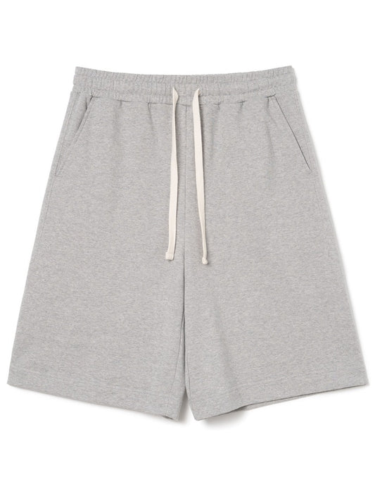 Slash Sweat Half Pants [Melange Gray]