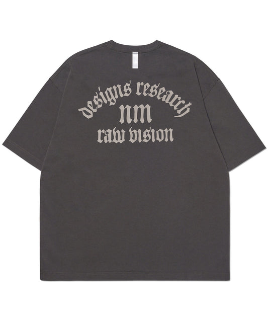 RV ARCH LOGO T-SHIRT - CHARCOAL