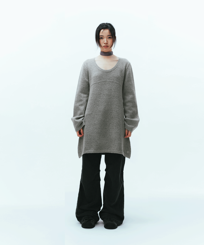 BOUCLE KNIT ONE PIECE / 2 Color