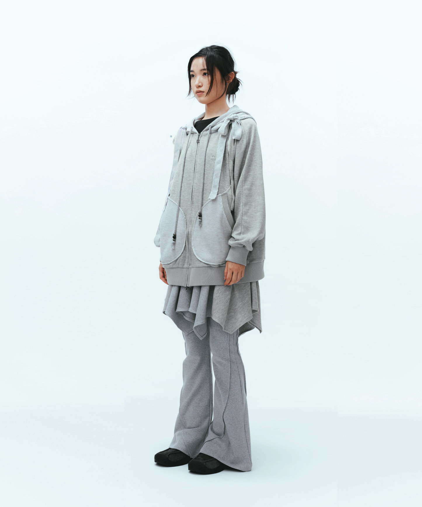 ROUND PINTUCK PANTS LIGHT / 2 Color