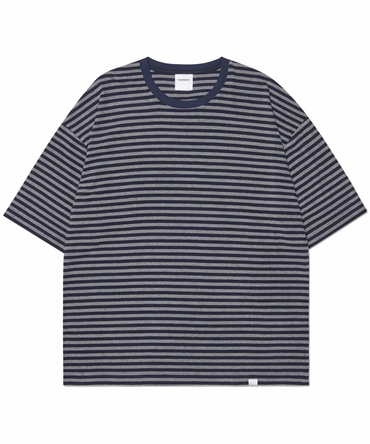 NM BORDER T-SHIRT - DARK NAVY