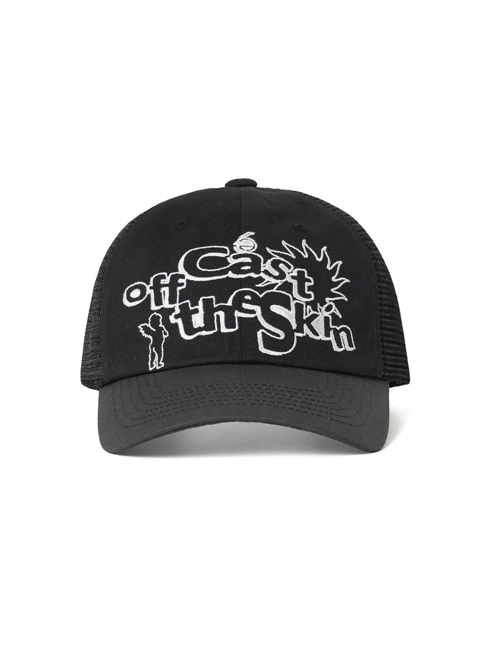 Fray Baby Angel Mesh Cap [Charcoal]