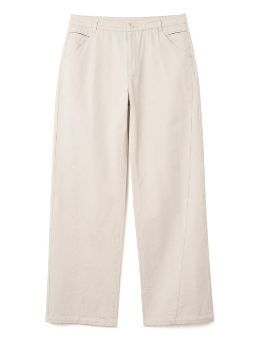 Straight Fit Chino Pants [Beige]