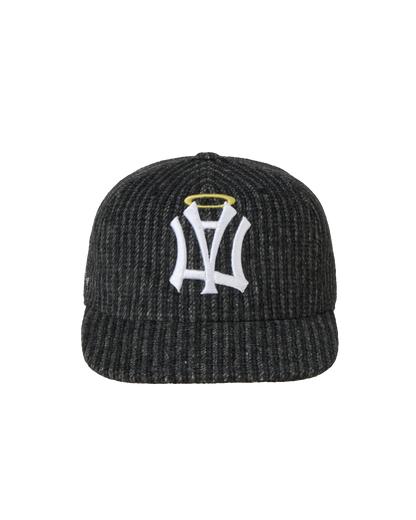 AE SYMBOL STRIPE ANGEL WING CAP [BLACK]