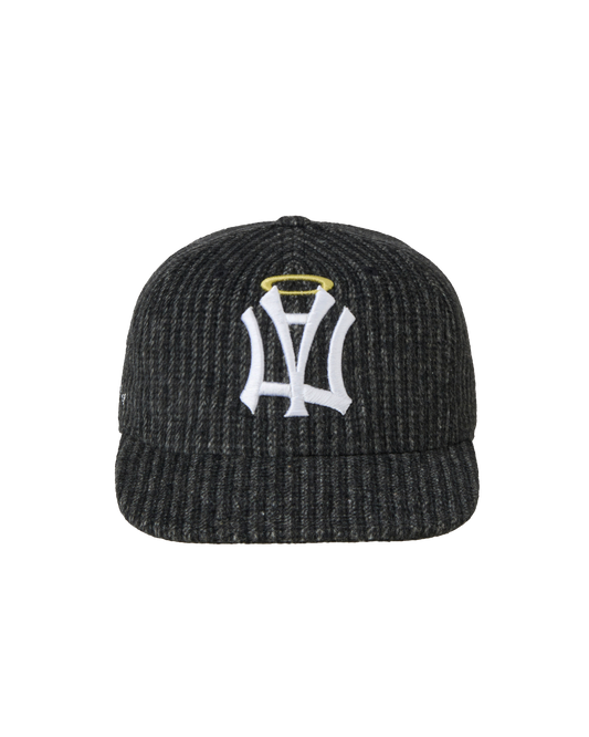 AE SYMBOL STRIPE ANGEL WING CAP [BLACK]