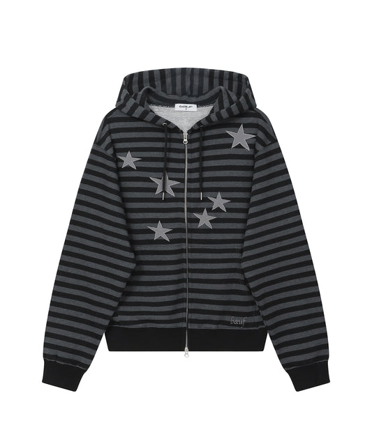 Star Symbol Hood Zip-Up [Streep]