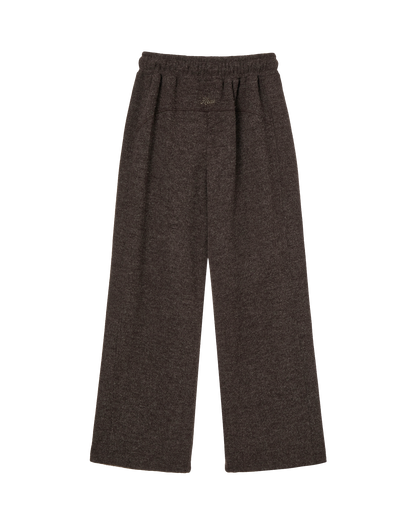 BOUCLE FLEECE PANTS [BROWN]