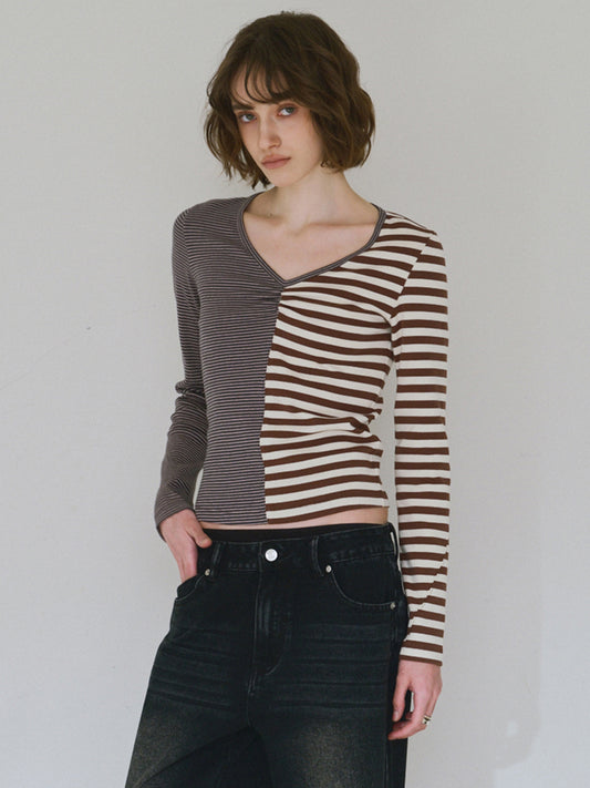 Cut-off Pleated Skirt [Black]