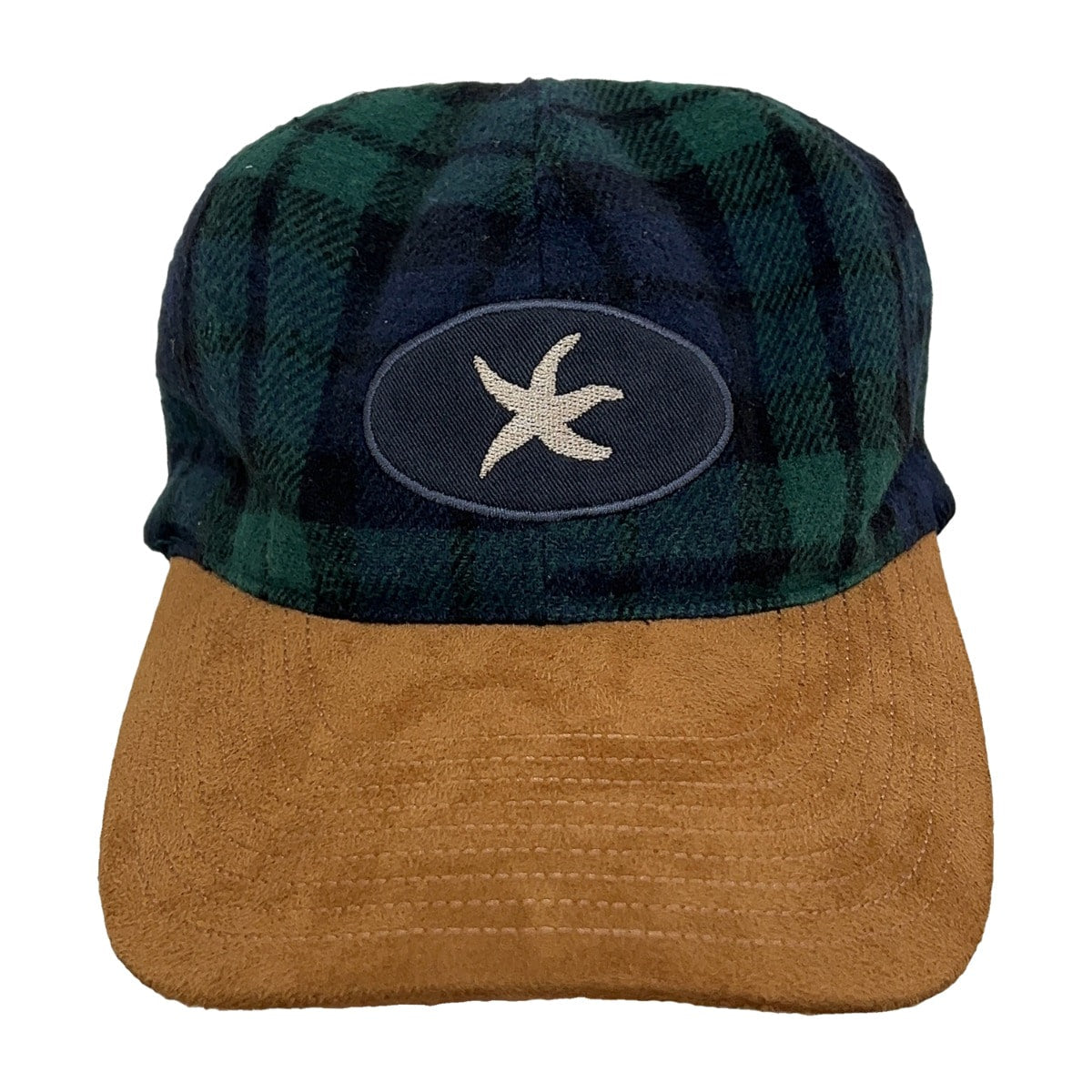 TCM check logo cap (green)