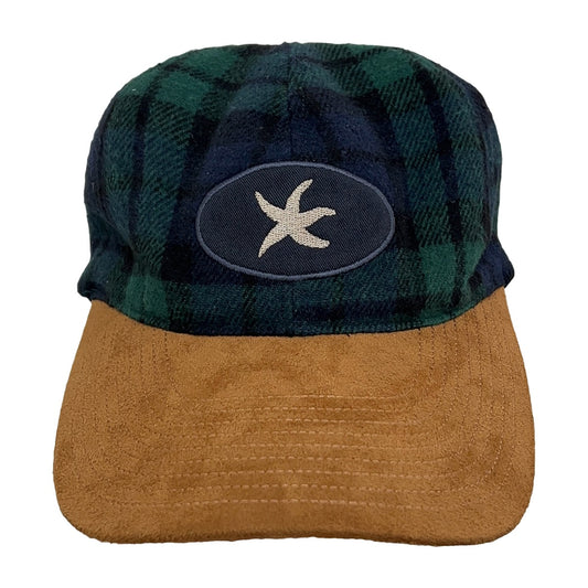 TCM check logo cap (green)