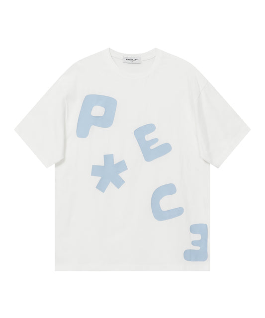Piece Logo T-shirt [White]