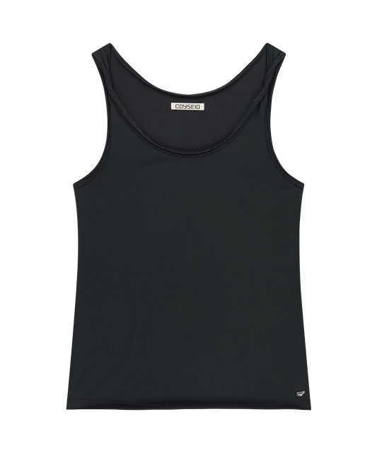 TWISTED SLEEVELESS DARK NAVY