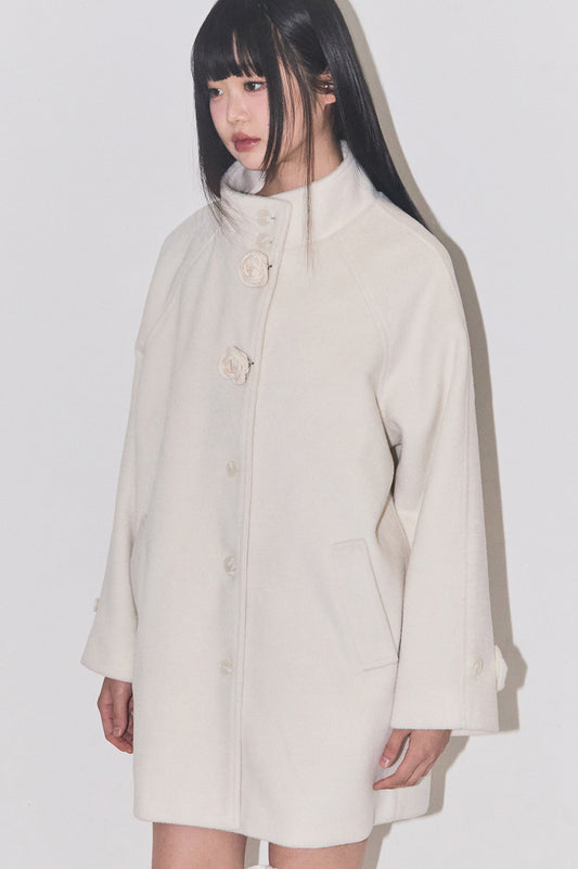 Flair Half Coat Ivory