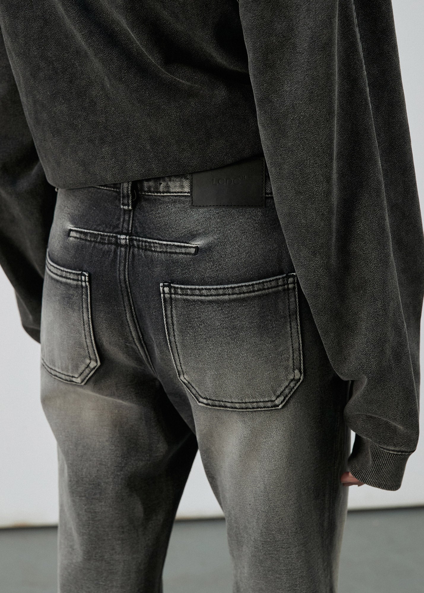 SLIM BOOTS CUT DENIM PANTS / 2 Color