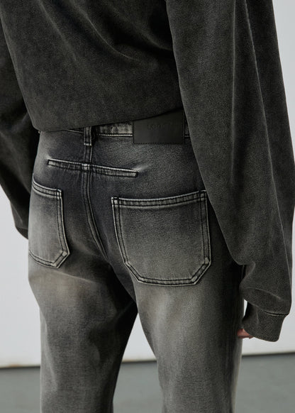 SLIM BOOTS CUT DENIM PANTS / 2 Color
