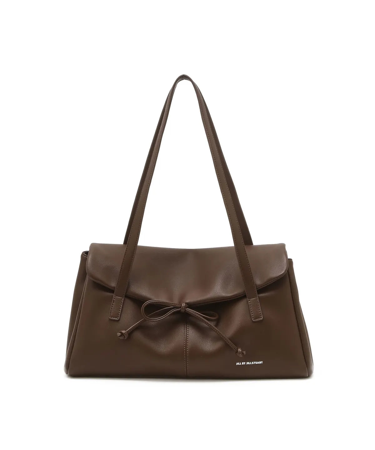 bella Ribbon Shoulder Bag - brown