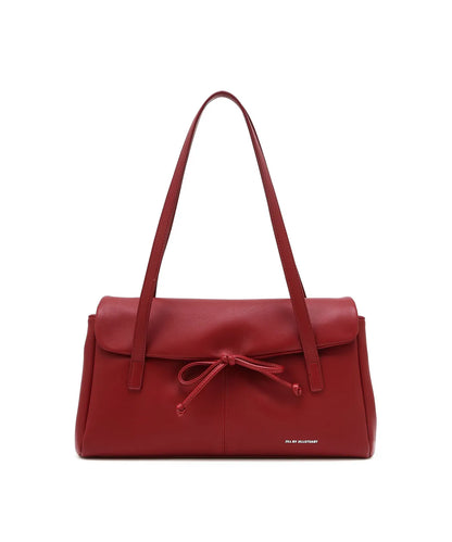 bella Ribbon Shoulder Bag - red