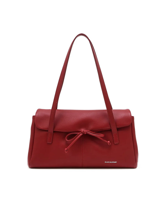 bella Ribbon Shoulder Bag - red