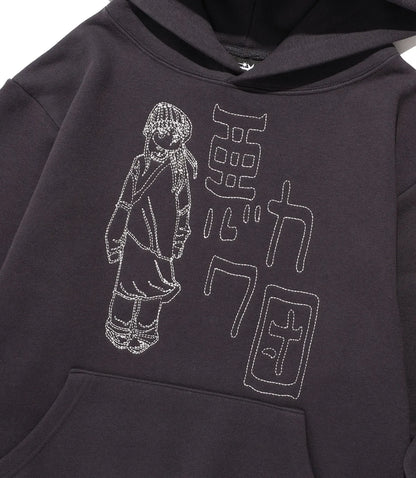 WARUKAWADAN HOODIE / DARK PURPLE