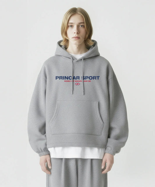 Sports String Overfit Two-Way Hooded Zip-Up / 2 Color