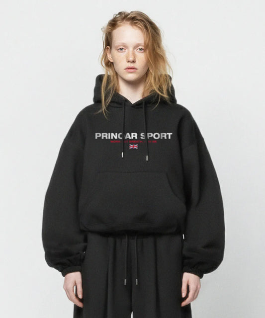 Sports String Overfit Two-Way Hooded Zip-Up / 2 Color