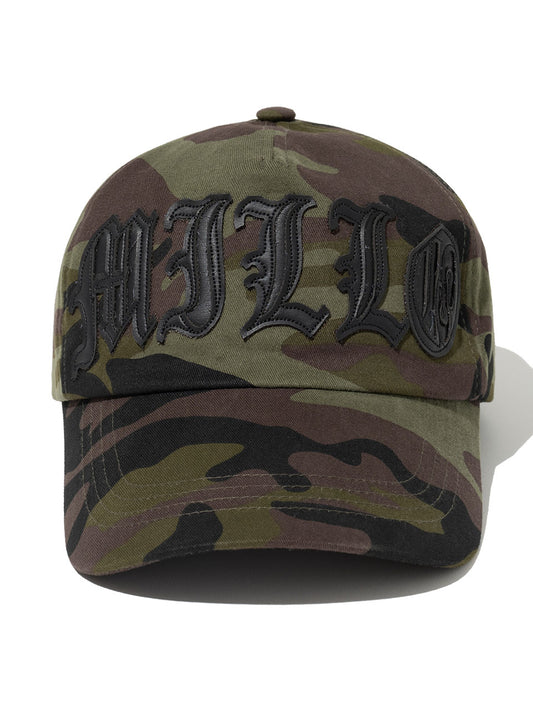Mucky Letter Ball Cap [Camo Green]