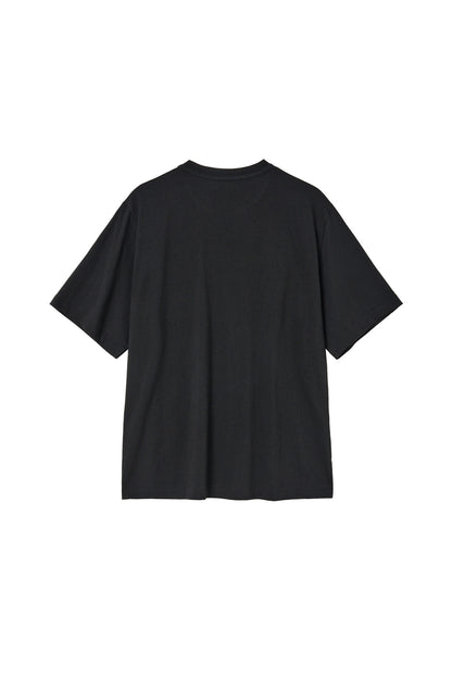 Paisley Bone Fish Tee Black
