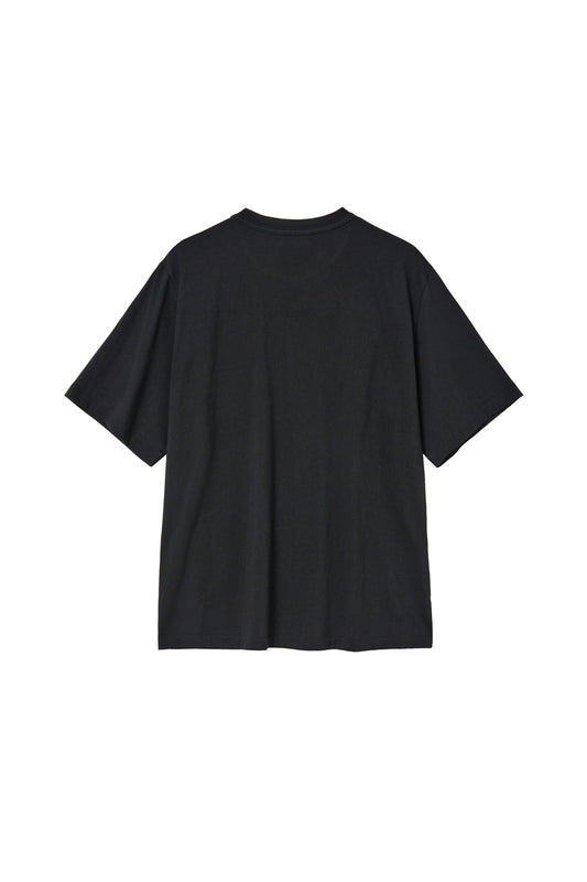 Paisley Bone Fish Tee Black