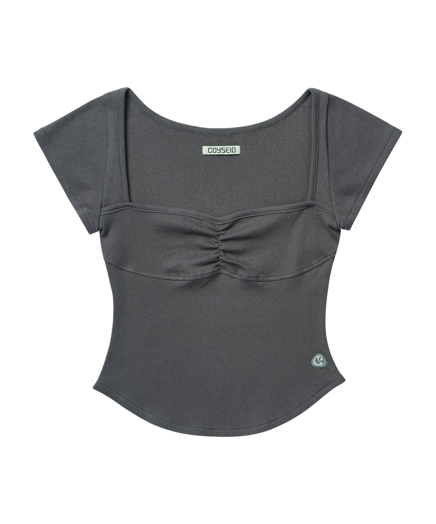 PUNCHING SHIRRING TOP / 2 Color