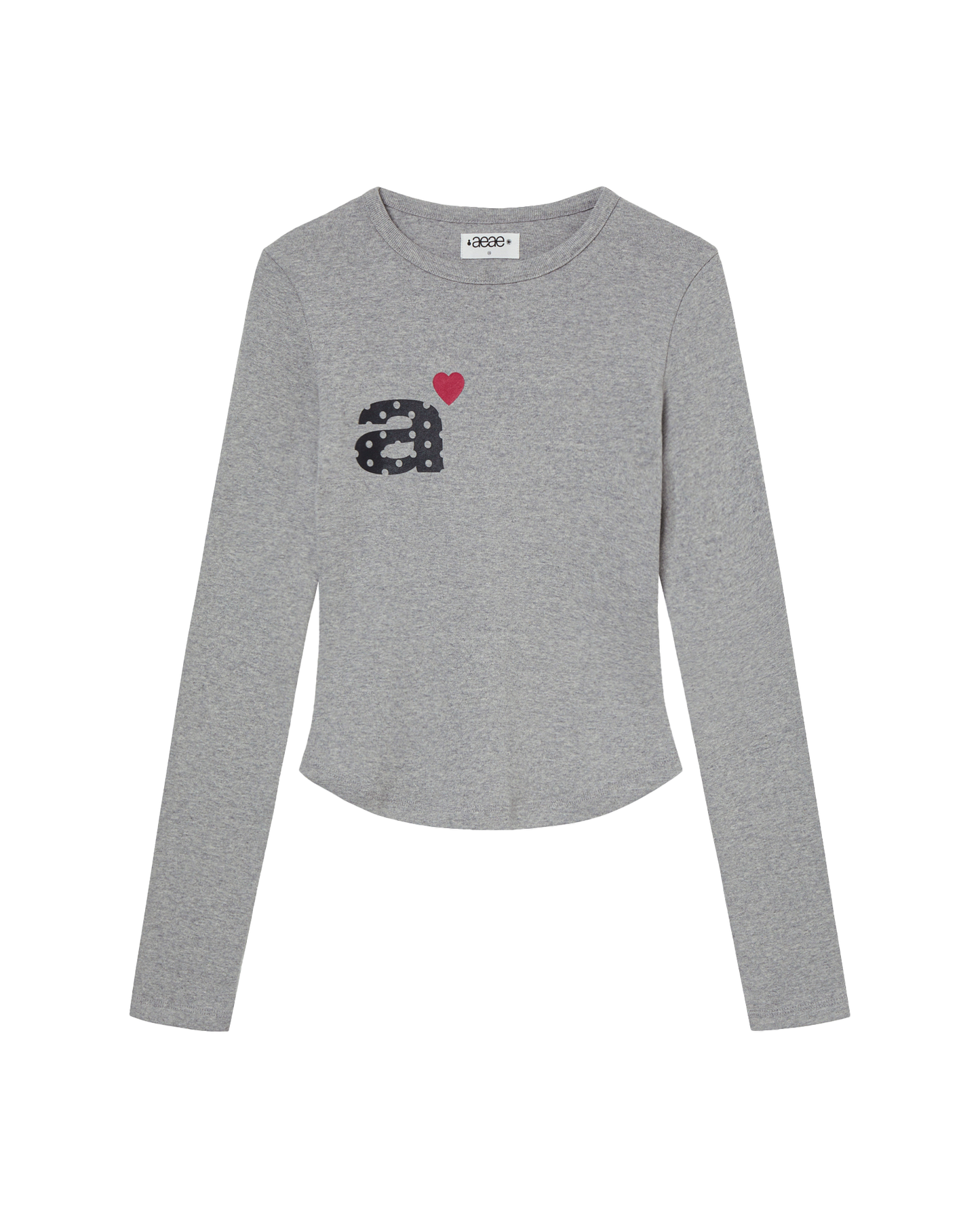 DOT SMALL LETTER L/S [MELANGE GREY]