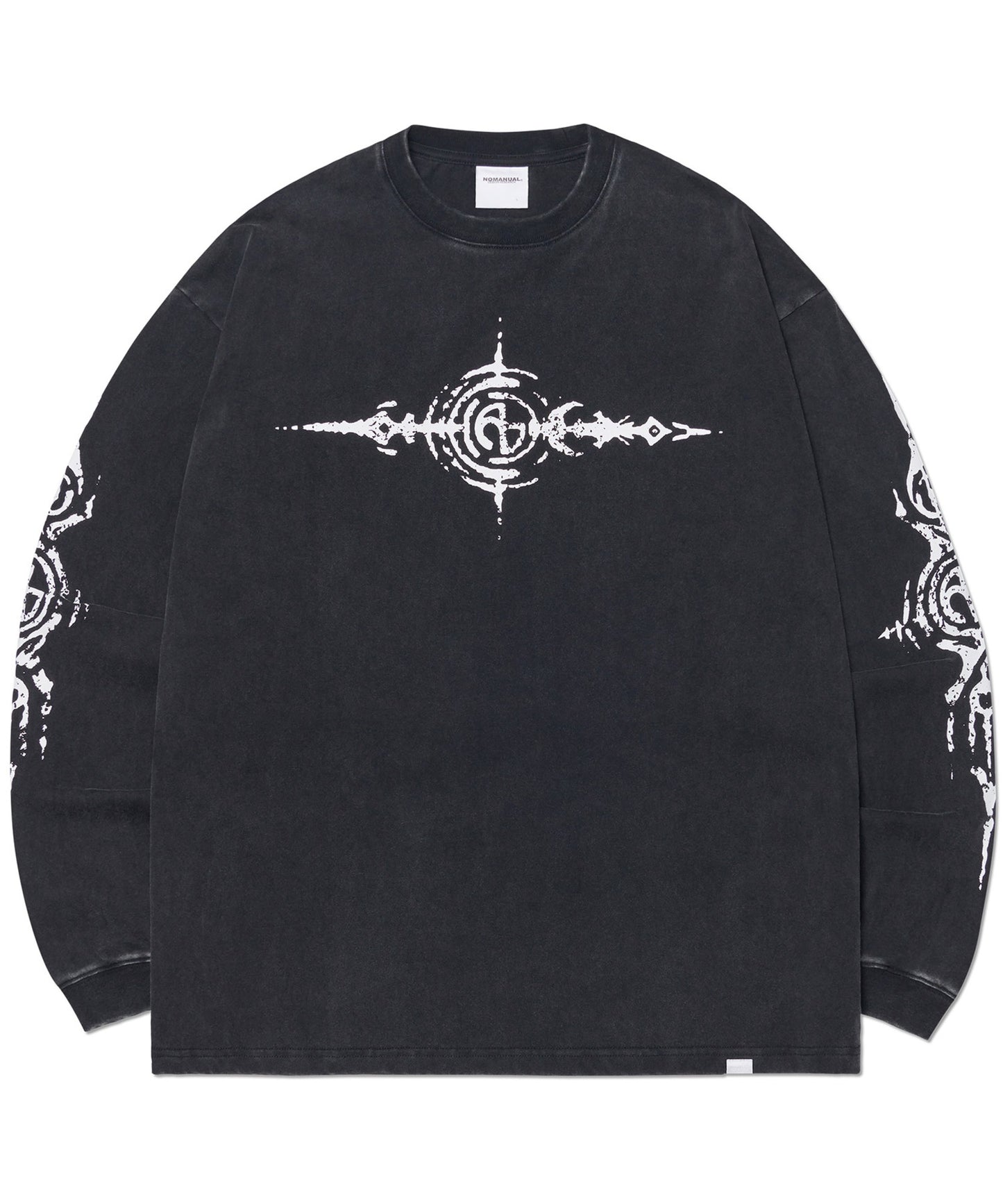 SG WASHED LONG SLEEVE TEE - WASHED BLACK