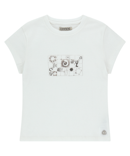 COY WAFFLE T-SHIRT IVORY