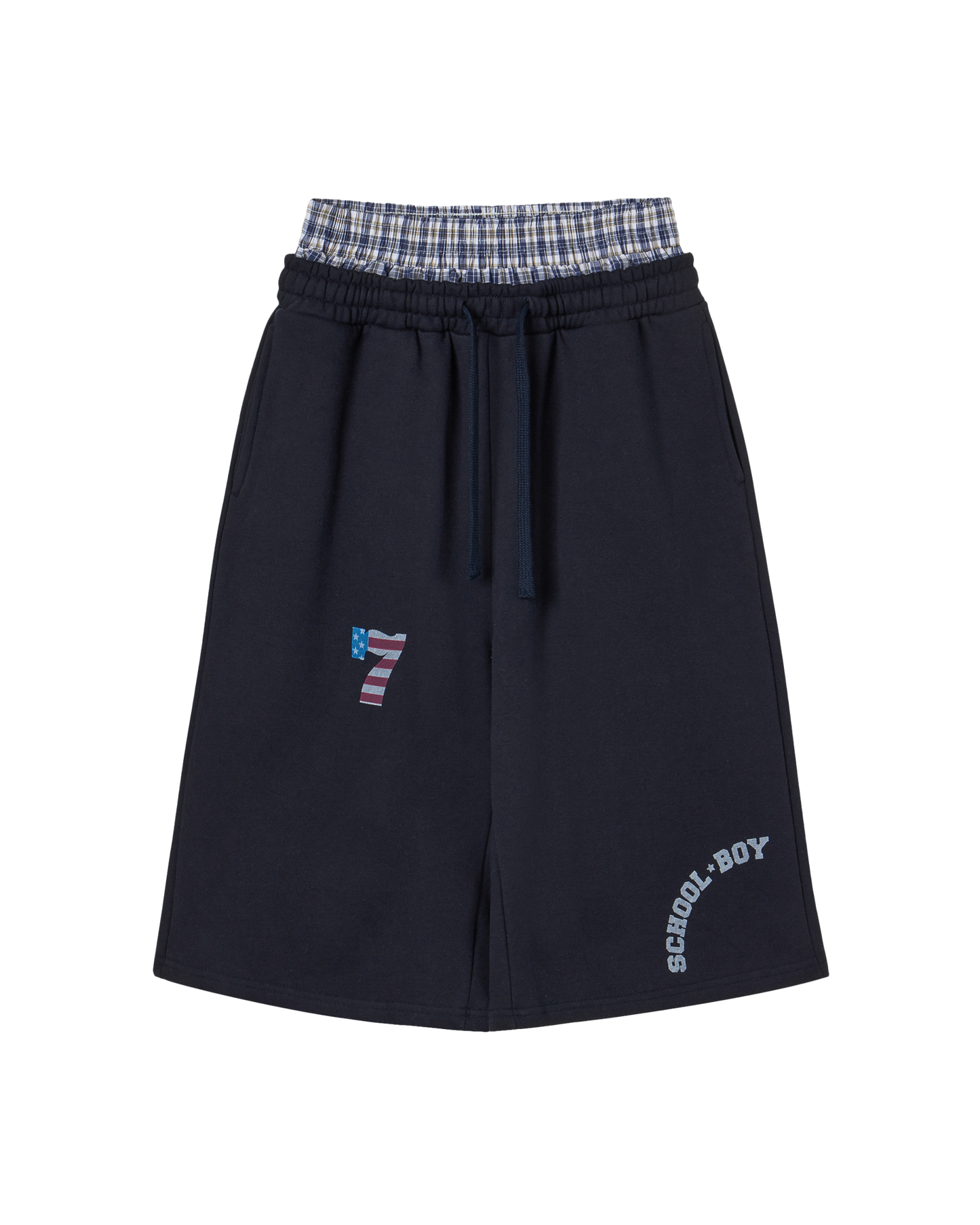 [5/26 예약발송] TRUNK LAYERED SWEATSHORTS [NAVY]