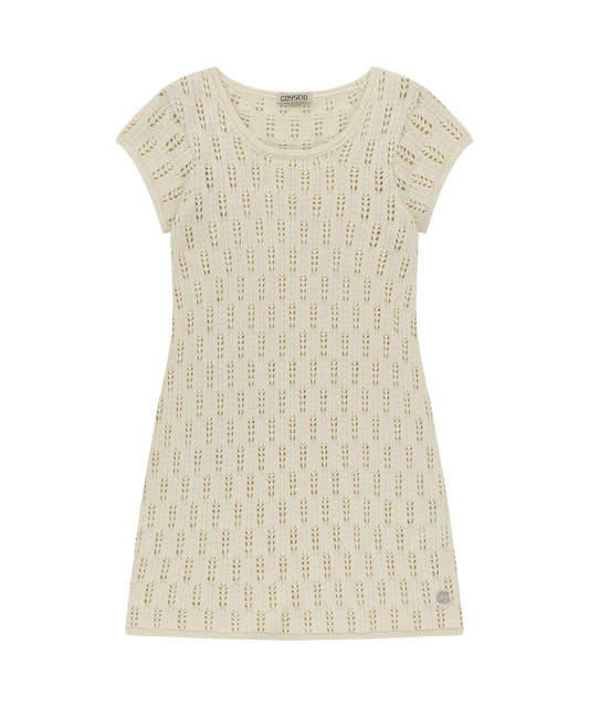 SCASI KNIT ONE PIECE IVORY
