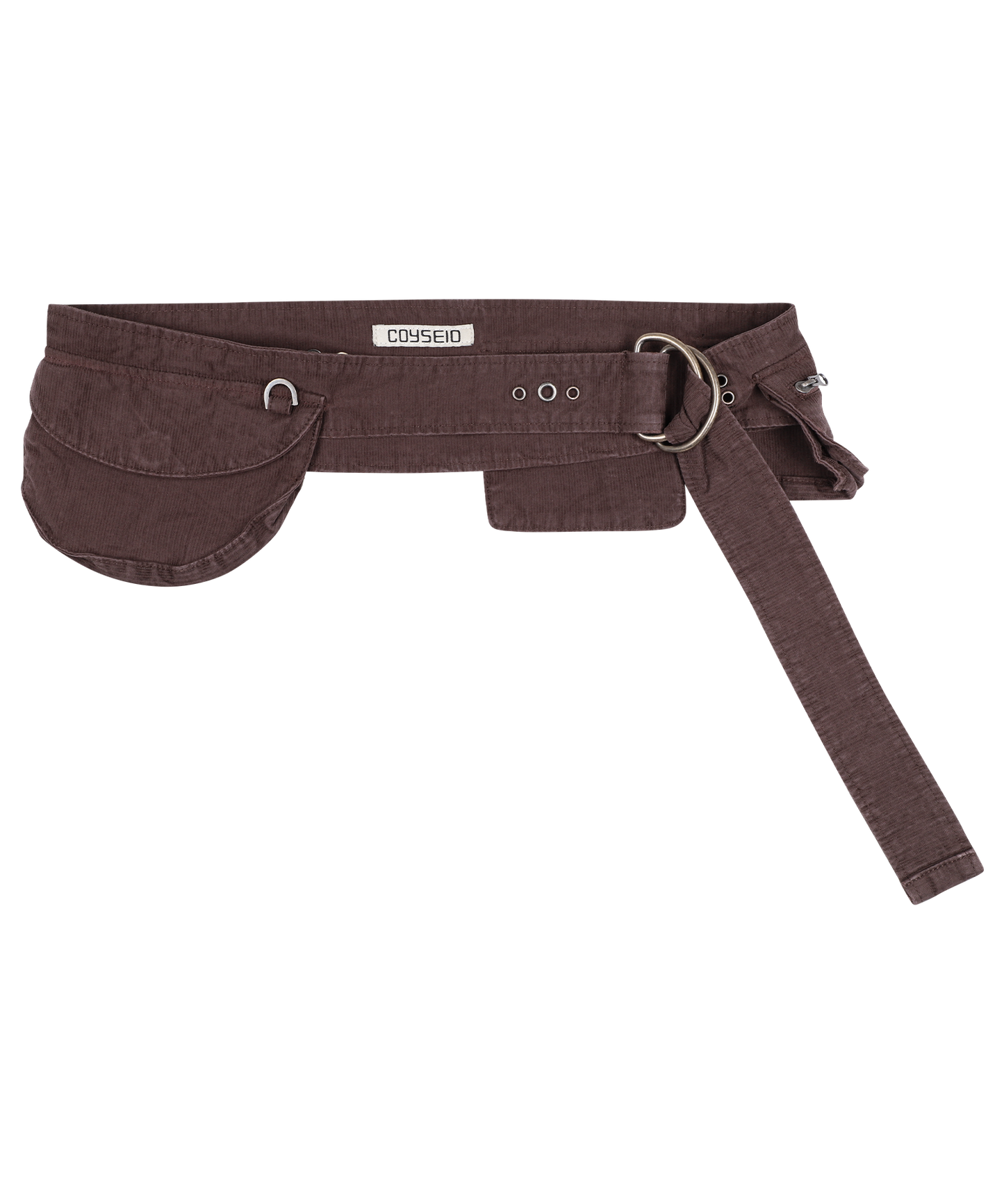 WASHED COTTON BELT BAG WINE