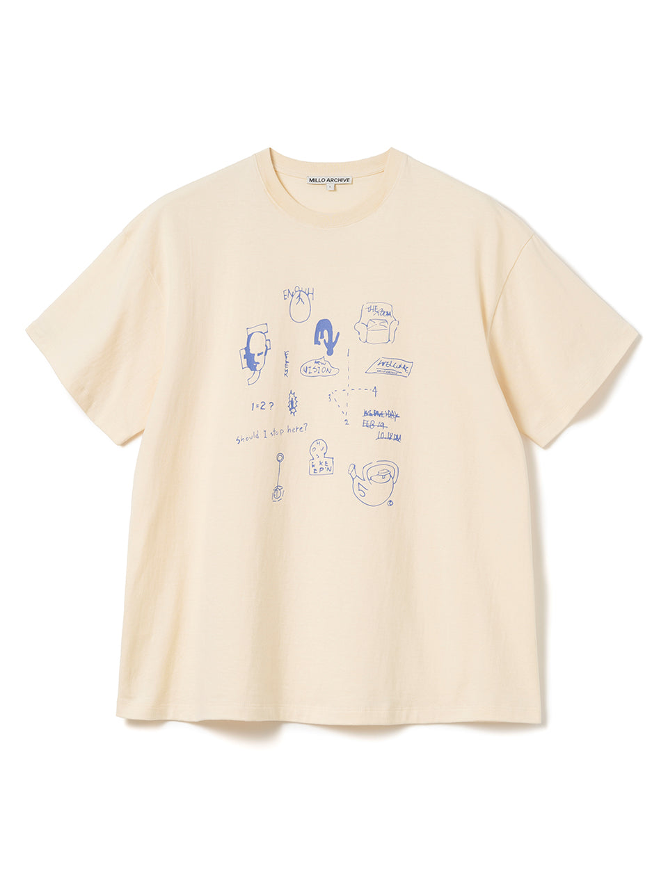 New Vision Doodle Graphic T-Shirts [Butter]