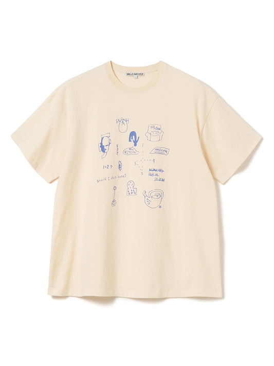 New Vision Doodle Graphic T-Shirts [Butter]
